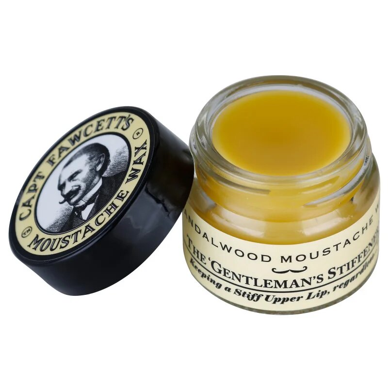Captain Fawcett Moustache Wax The Gentleman's Stiffener вакса за мустаци Sandalwood 15 мл.