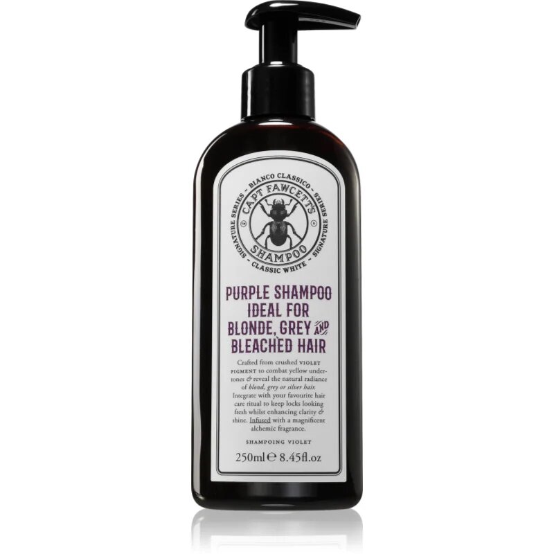 Captain Fawcett Shampoo Purple лилав тониращ шампоан за сива коса 250 мл.