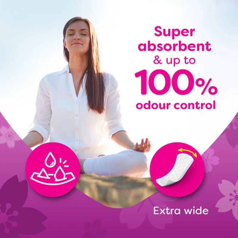 Carefree Plus Large Light Scent дамски превръзки 48 бр.