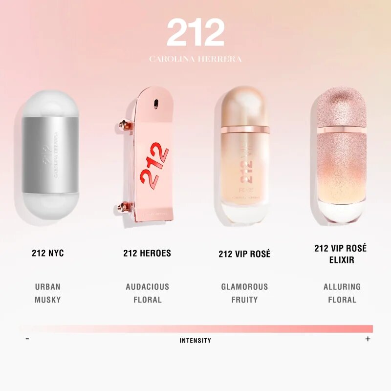 Carolina Herrera 212 VIP Rosé Elixir парфюмна вода за жени 50 мл.