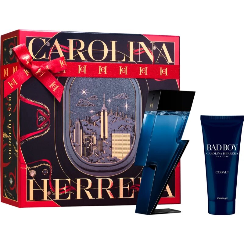 Carolina Herrera Bad Boy Cobalt подаръчен комплект за мъже