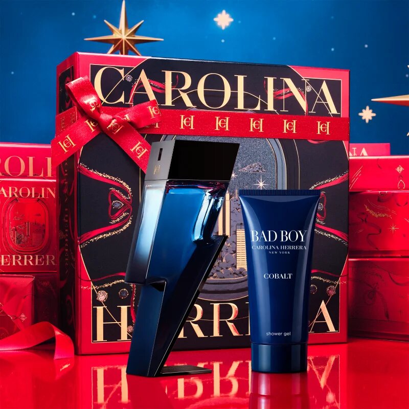 Carolina Herrera Bad Boy Cobalt подаръчен комплект за мъже