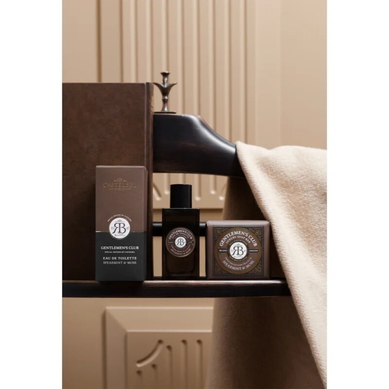 Castelbel Gentlemen's Club Spearmint & Moss луксозен твърд сапун с 24 каратово злато 150 гр.