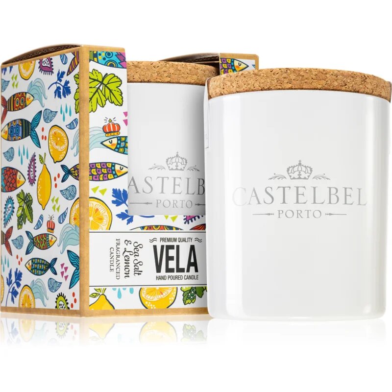 Castelbel Sardine Sea Salt & Lemon ароматна свещ 190 гр.