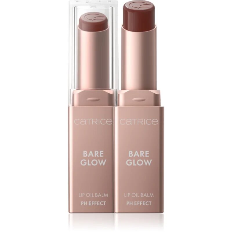 Catrice Bare Glow балсам за устни с реакция на pH цвят 020 Warm Mahogany 3 гр.
