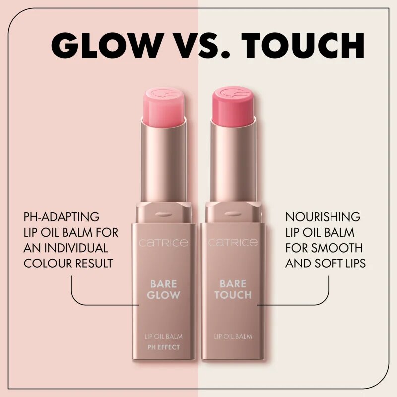 Catrice Bare Glow балсам за устни с реакция на pH цвят 020 Warm Mahogany 3 гр.