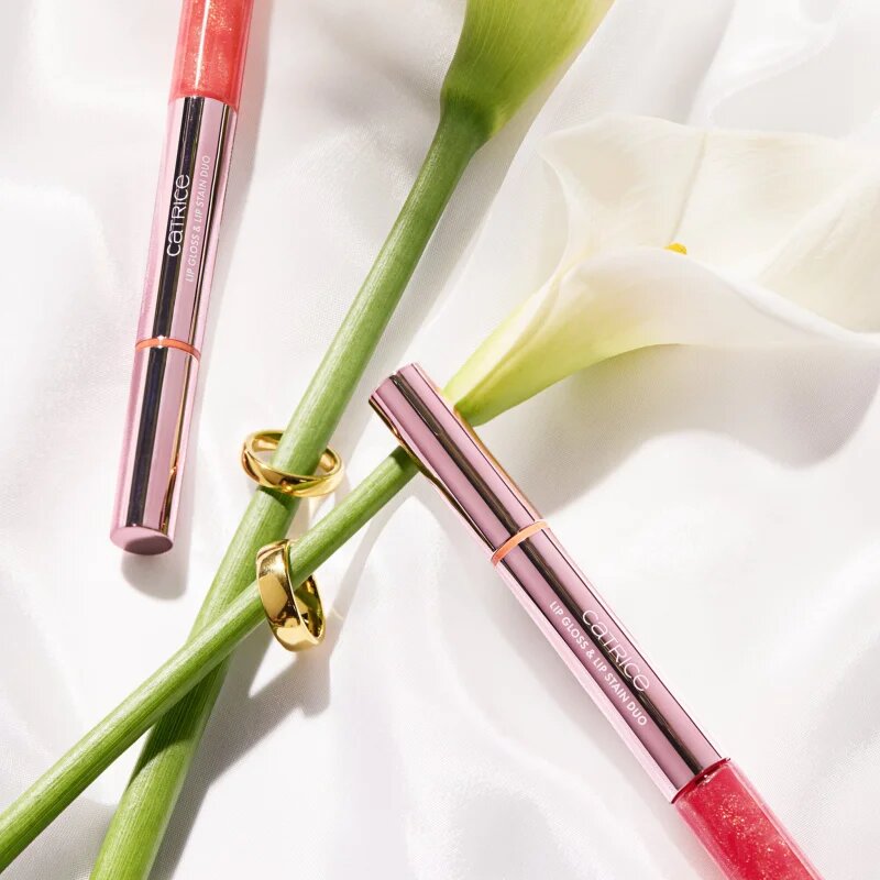 Catrice Brides & Besties дълготраен гланц за устни цвят C01 Apricot Promise 4.9 мл.