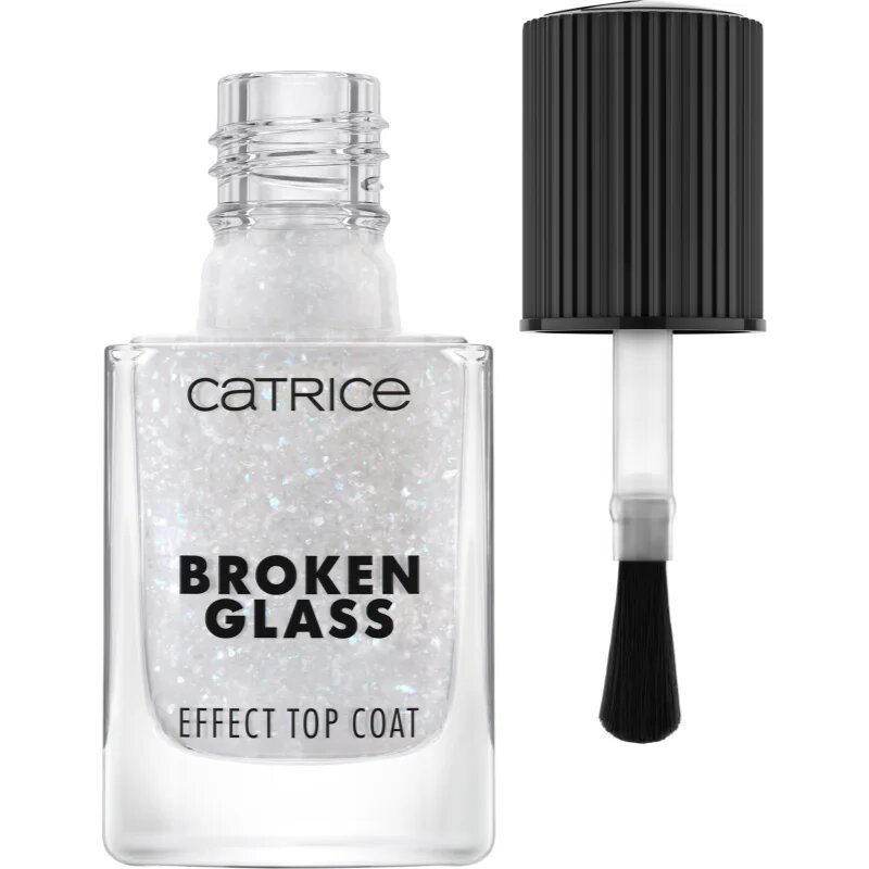 Catrice Broken Glass Effect Top Coat горен лак за нокти с блясък цвят 050 Sparkling Reflection 10.5 мл.
