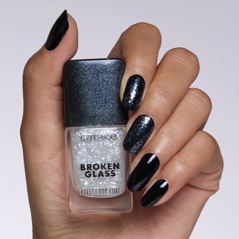 Catrice Broken Glass Effect Top Coat горен лак за нокти с блясък цвят 050 Sparkling Reflection 10.5 мл.