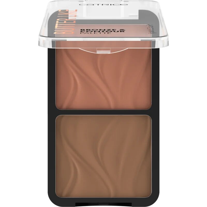 Catrice Butter Like Bronze & Contour контурираща палитра за лице с бронзър цвят 020 Shape It My Way 9 гр.