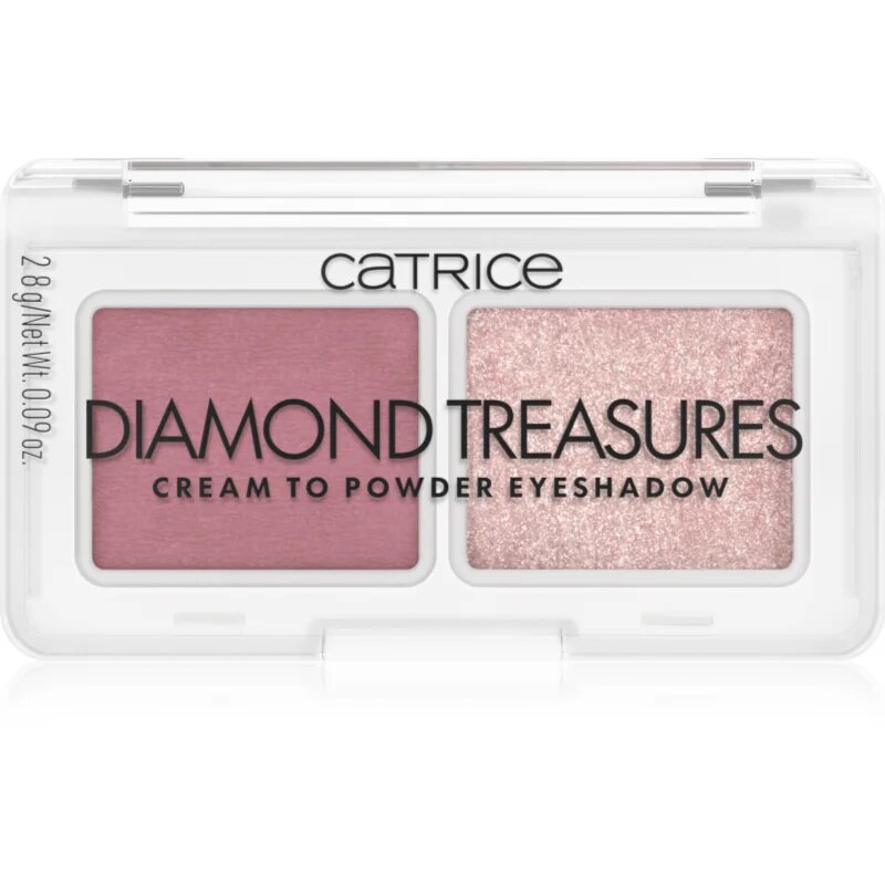 Catrice Diamond Treasures дуо сенки за очи цвят 020 Fairy Dust 2.8 гр.