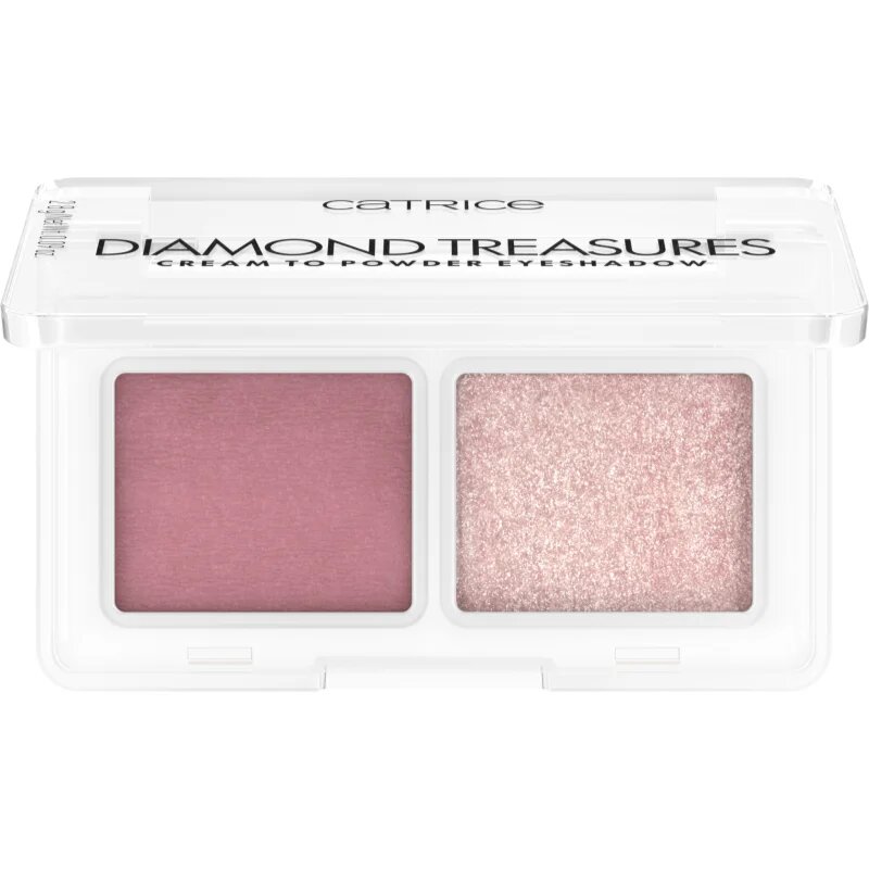 Catrice Diamond Treasures дуо сенки за очи цвят 020 Fairy Dust 2.8 гр.