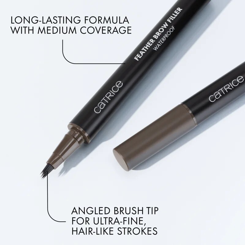 Catrice Feather Brow Filler водоустойчив молив за вежди цвят 020 Medium Brown 0.5 мл.