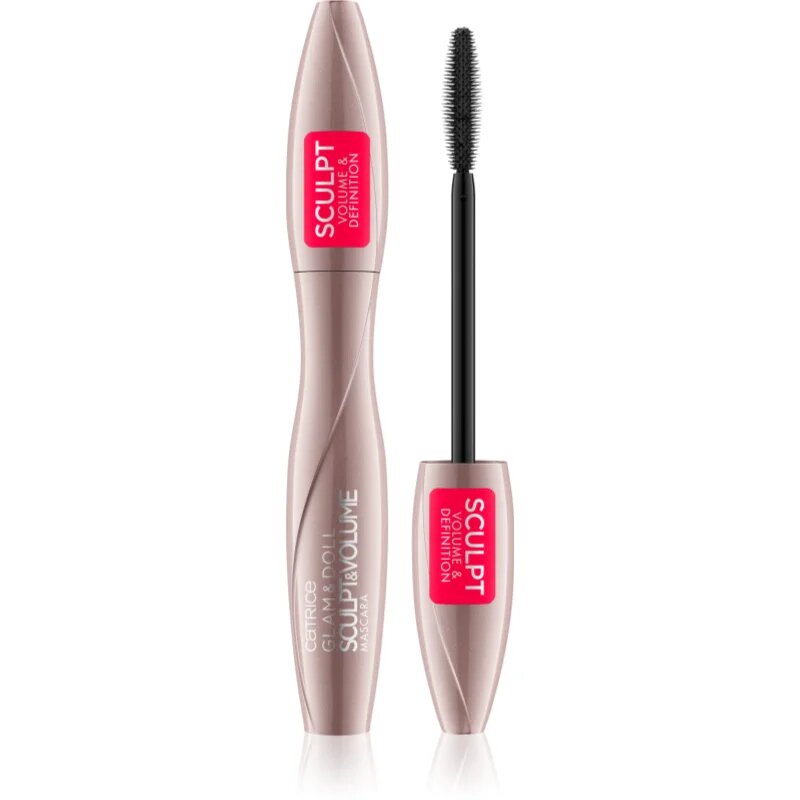 Catrice Glam & Doll Sculpt & Volume спирала за обем и дефиниране на мигли цвят 010 Black 95 мл.