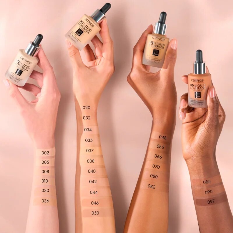 Catrice HD Liquid Coverage фон дьо тен цвят 030 Sand Beige 30 мл.