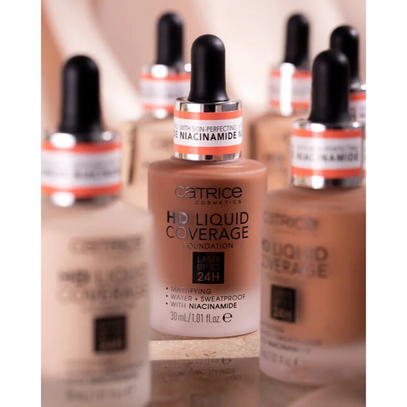 Catrice HD Liquid Coverage фон дьо тен цвят 040 Warm Beige 30 мл.