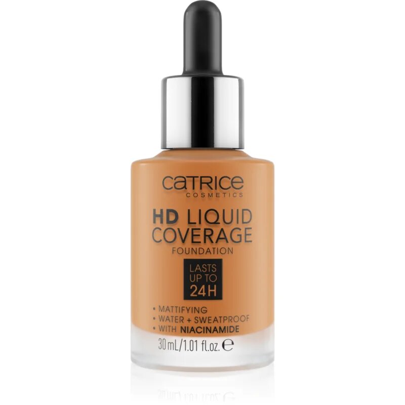 Catrice HD Liquid Coverage фон дьо тен цвят 082 Warm Caramel 30 мл.
