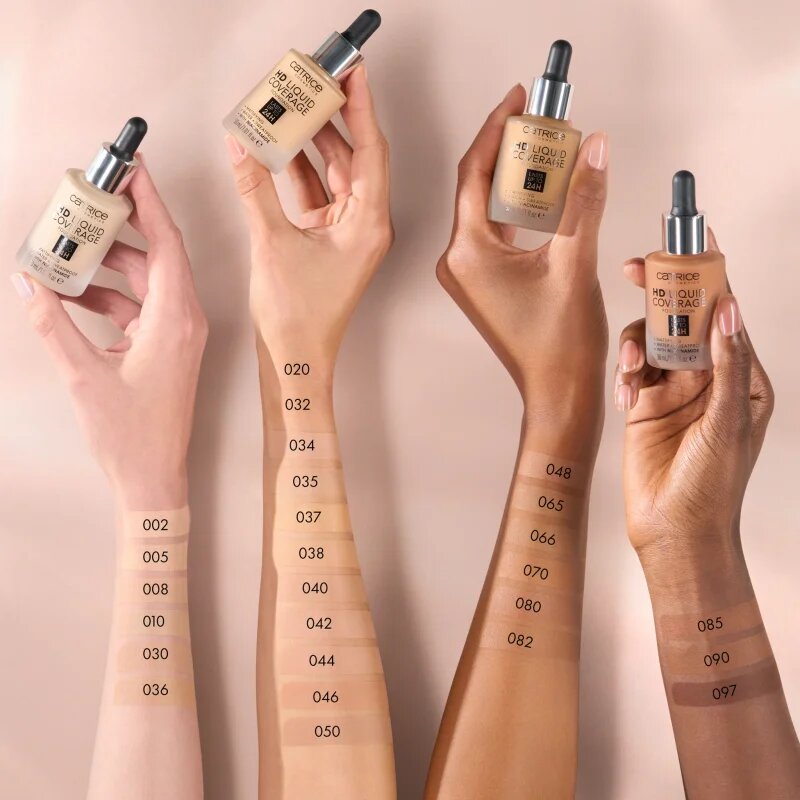 Catrice HD Liquid Coverage фон дьо тен цвят 082 Warm Caramel 30 мл.
