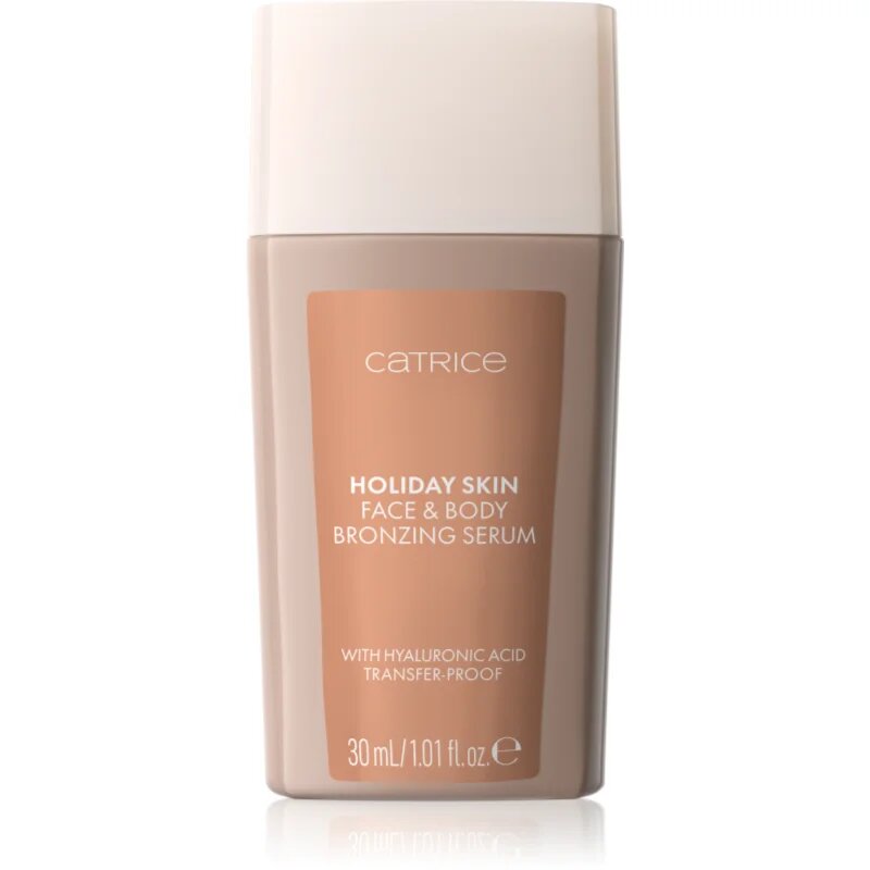 Catrice Holiday Skin бронзиращ серум за лице и тяло цвят 010 Still On Island Time 30 мл.