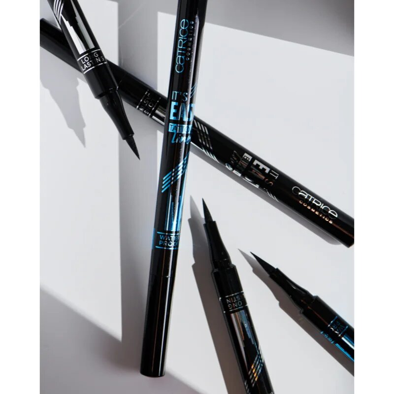 Catrice It's Easy Tattoo Liner водоустойчива очна линия цвят 010 BLACK LIFEPROOF 11 мл.