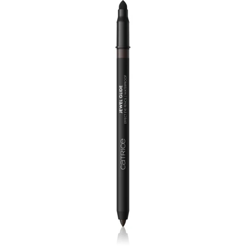 Catrice Jewel Glide Effect Eye Pencil водоустойчив молив за очи за лъскавина и блясък цвят 010 Black Diamond 1.5 гр.