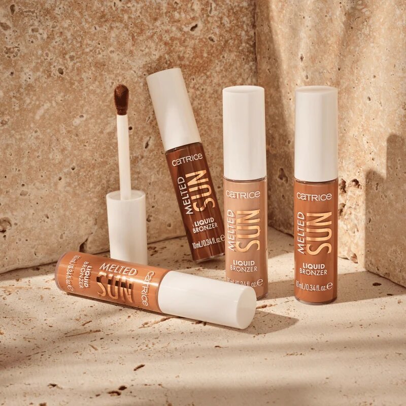 Catrice Melted Sun течен бронзант с матиращ ефект цвят 005 Tan Lines 10 мл.