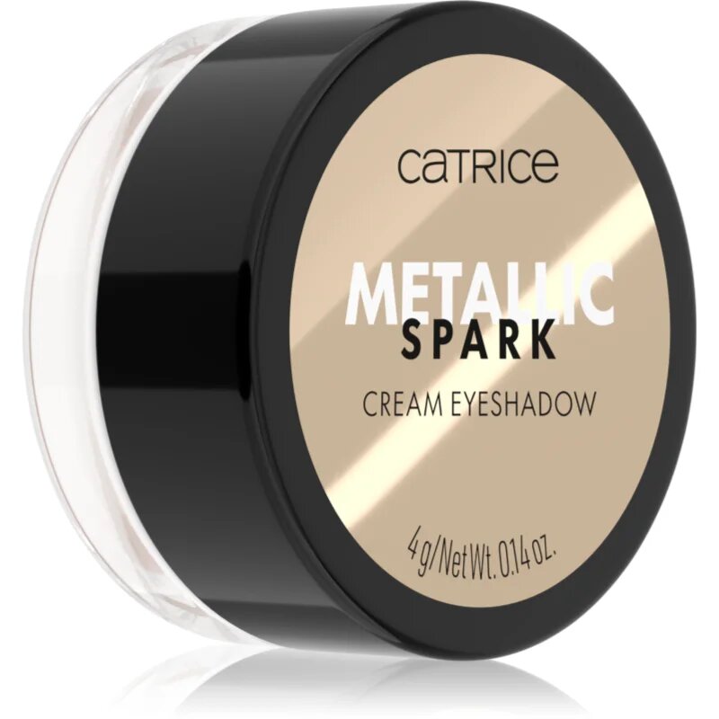 Catrice Metallic Spark кремави сенки са очи за лъскавина и блясък цвят 010 Champagne Chic 4 гр.