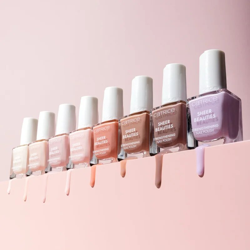 Catrice Sheer Beauties Strengthening Nail Polish подсилващ лак за нокти цвят 020 Roses Are Rosy 10.5 мл.