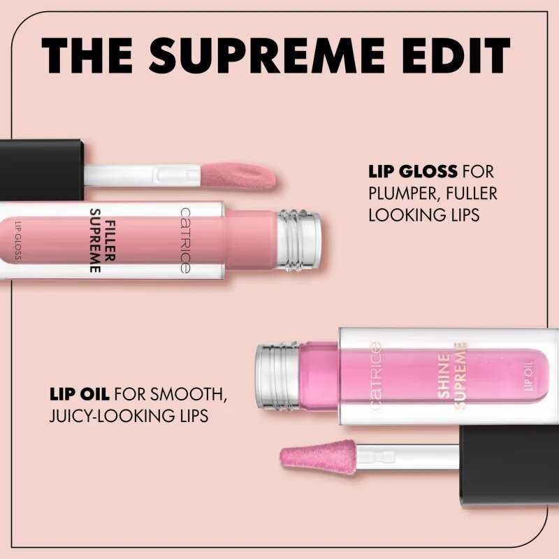 Catrice Shine Supreme масло от нар с подхранващ ефект цвят 040 Cherry Lush 4 мл.
