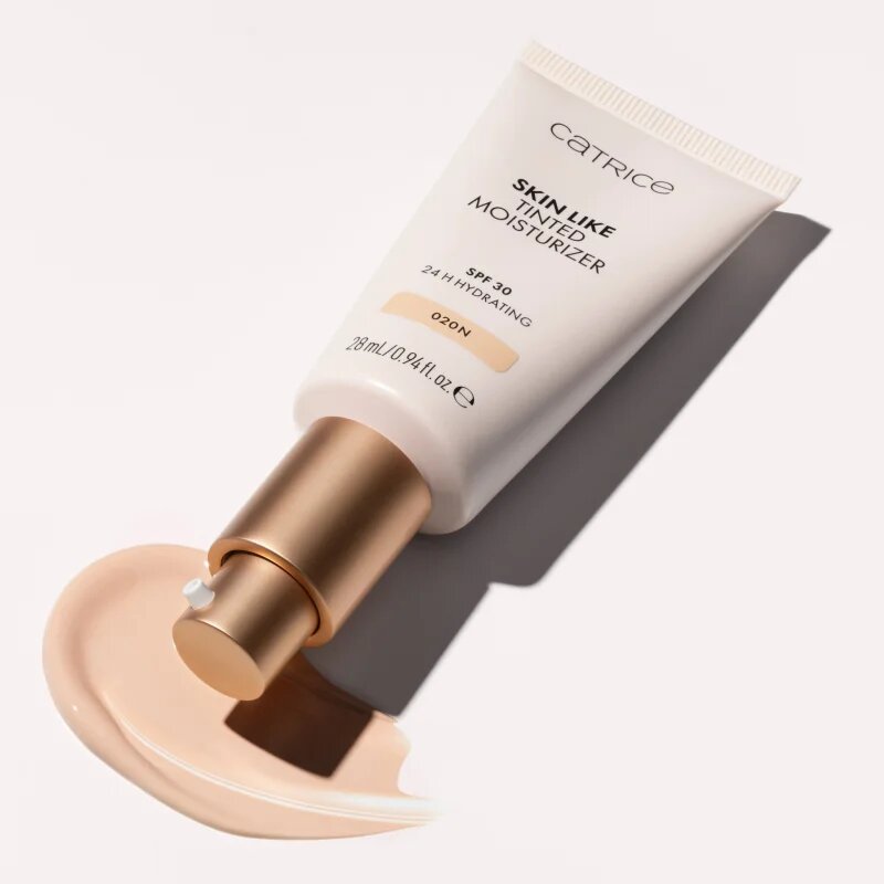 Catrice Skin Like Tinted Moisturizer хидратиращ тониращ крем SPF 30 цвят 020N 28 мл.