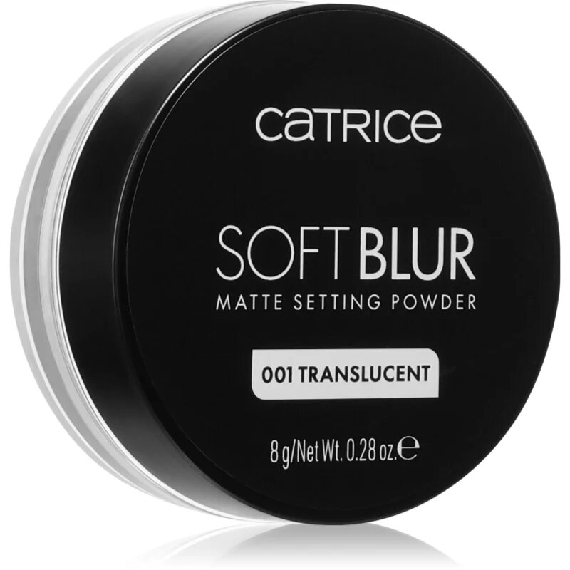 Catrice Soft Blur Matte Setting Powder фиксираща пудра на прах цвят 001 Translucent 8 гр.