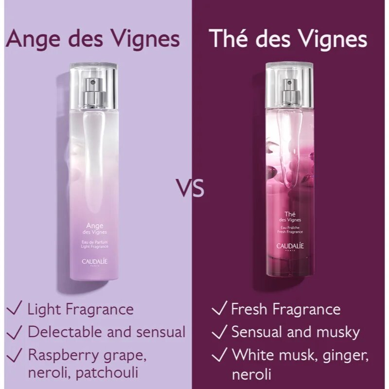 Caudalie Ange des Vignes Light Fragrance парфюмна вода за жени 50 мл.