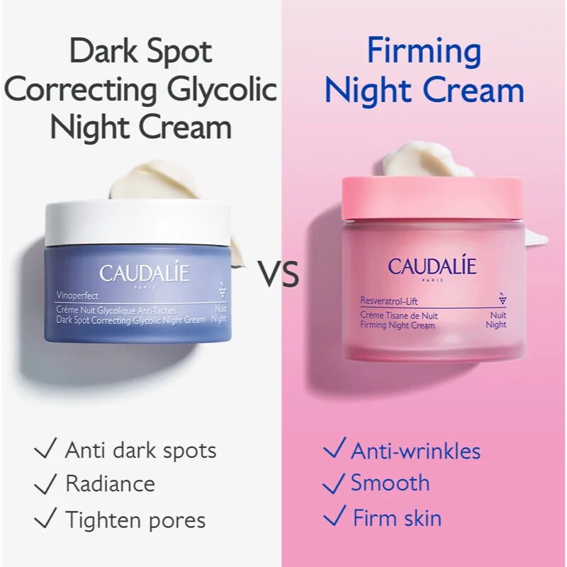 Caudalie Resveratrol-Lift нощен крем с Anti-age ефект за регенерация и възстановяване на кожата 50 мл.