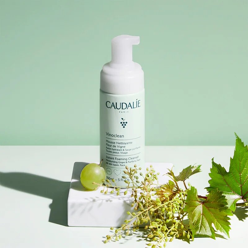 Caudalie Vinoclean почистваща пяна за всички типове кожа на лицето 150 мл.