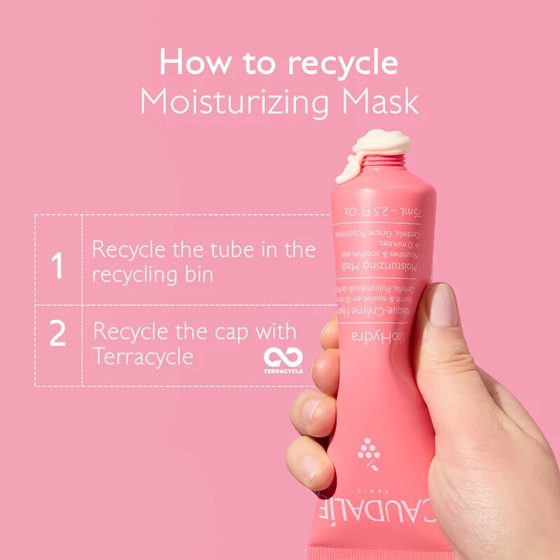 Caudalie VinoHydra Moisturizing Mask хидратираща маска с подхранващ ефект 75 мл.