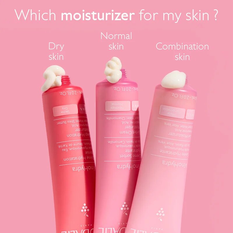 Caudalie VinoHydra Sorbet Cream Moisturizer хидратиращ гел крем за чувствителна кожа на лицето 60 мл.