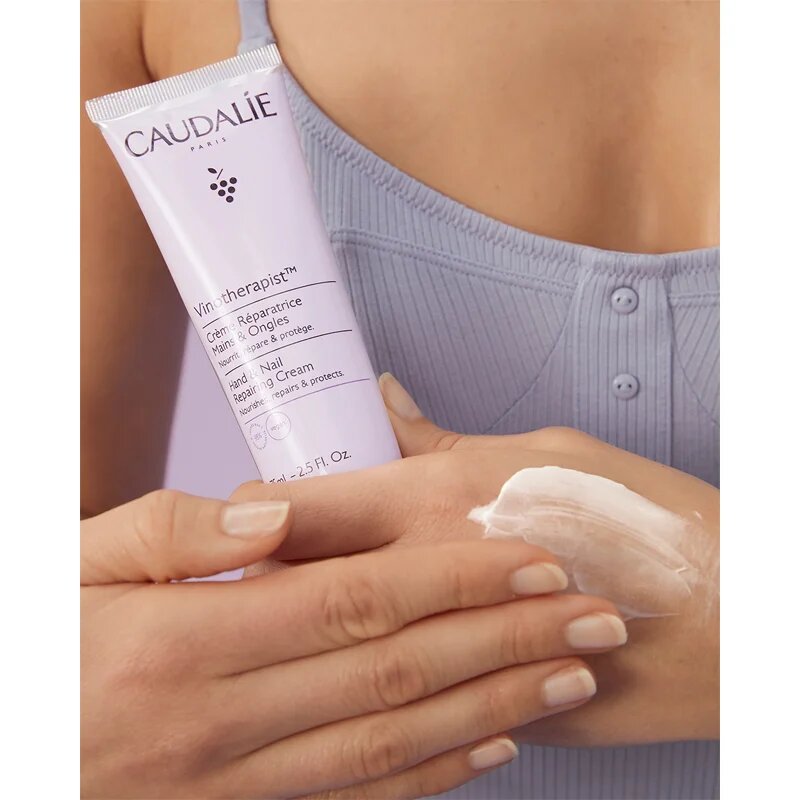 Caudalie Vinotherapist Hand & Nail Cream хидратиращ крем за ръце и нокти 75 мл.