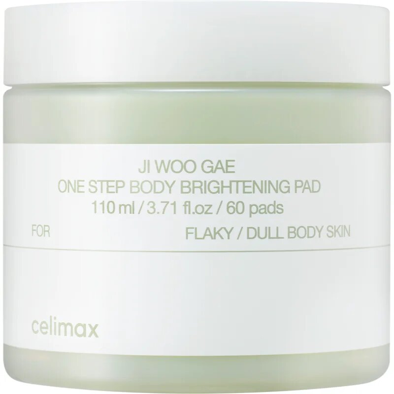 celimax Ji Woo Gae One Step Body Brightening Pad ексфолиращи възглавнички за тяло 60 бр.