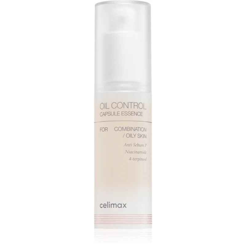 celimax Oil Control Capsule Essence озаряваща есенция за мазна и проблемна кожа 30 мл.