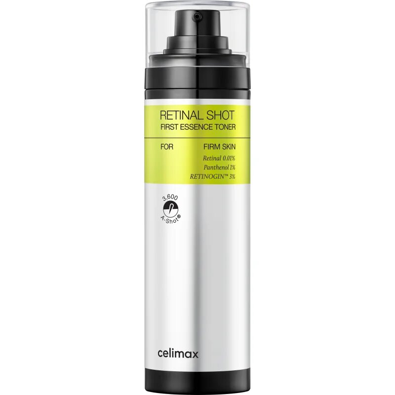 celimax Retinal Shot First Essence Toner озаряващ тоник за лице със стягащ ефект 80 мл.