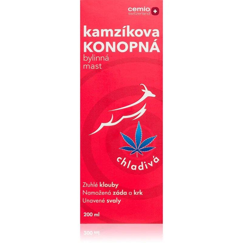 Cemio Kamzík hemp ointment мехлем с охлаждащ ефект 200 мл.