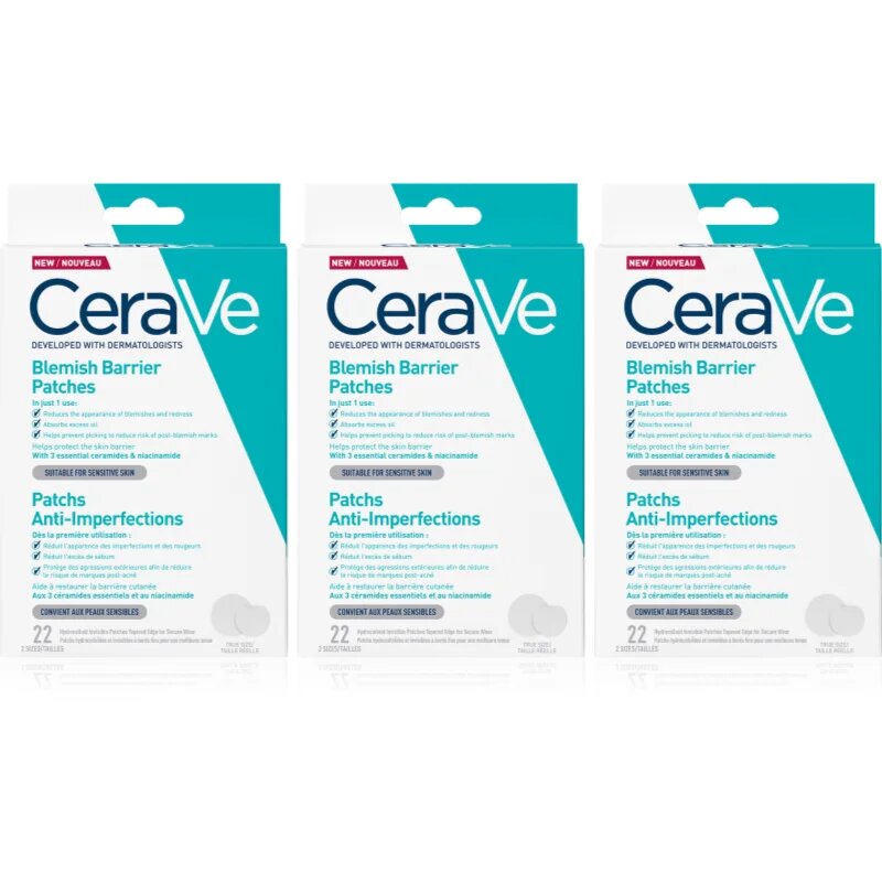 CeraVe Blemish Control Barrier Patches комплект за проблемна кожа акне