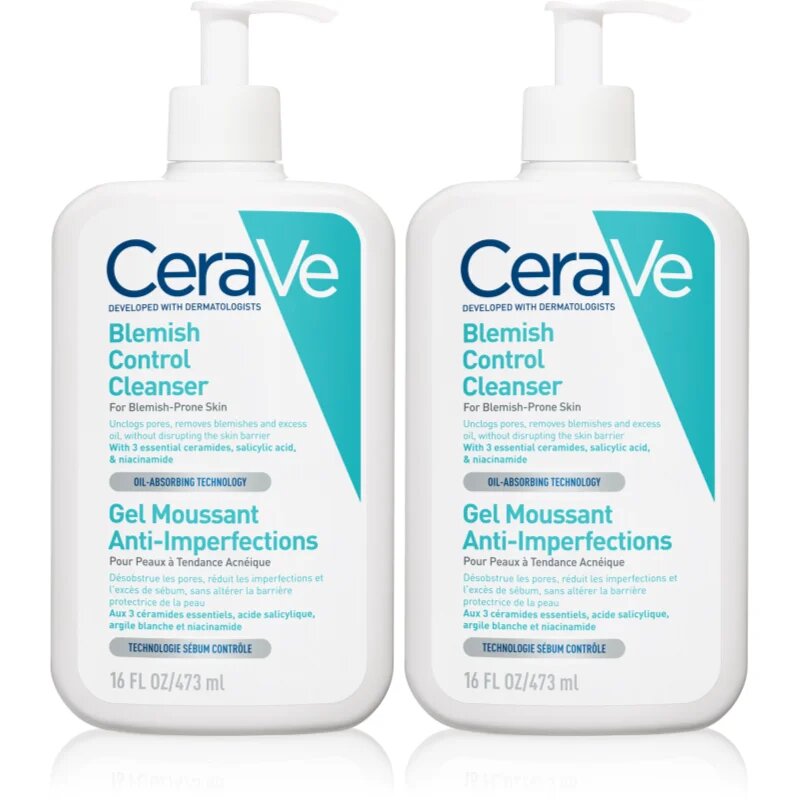 CeraVe Blemish Control Cleanser комплект против несъвършенства на кожата