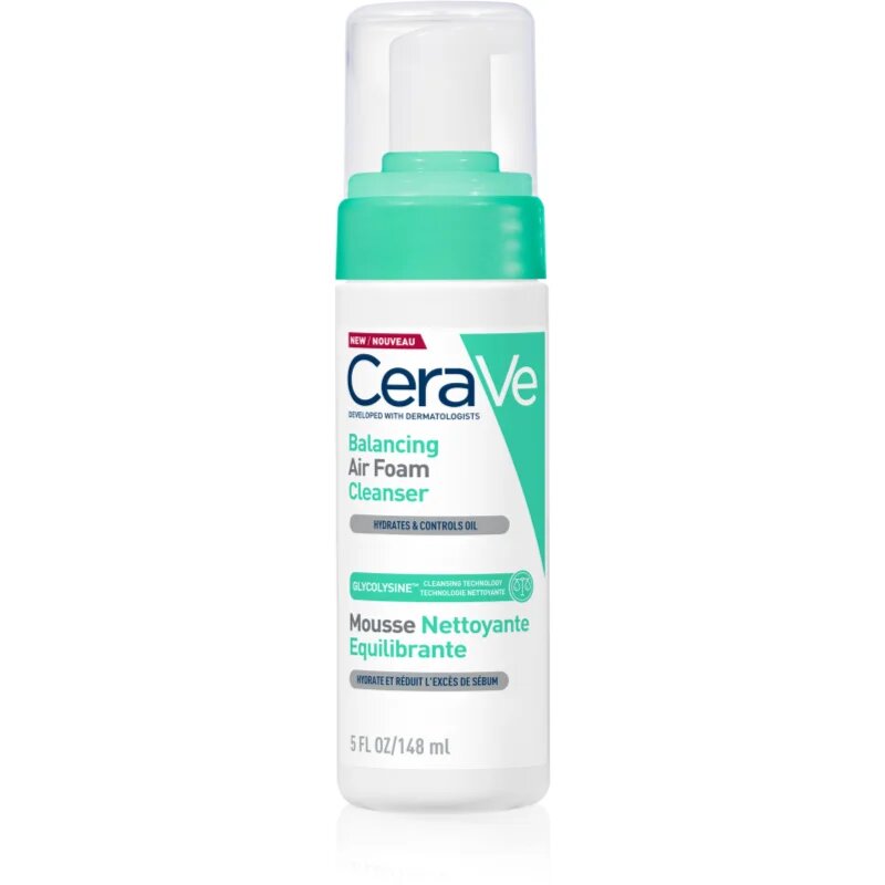 CeraVe Cleansers Balancing Air Foam Cleanser почистваща пяна за нормална към смесена кожа 148 мл.