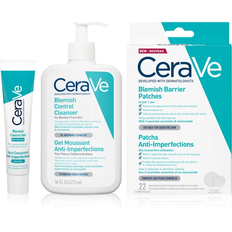 CeraVe Cleansers Blemish Control Cleanser комплект за проблемна кожа