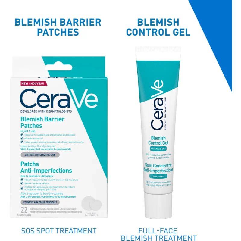 CeraVe Cleansers Blemish Control Cleanser комплект за проблемна кожа