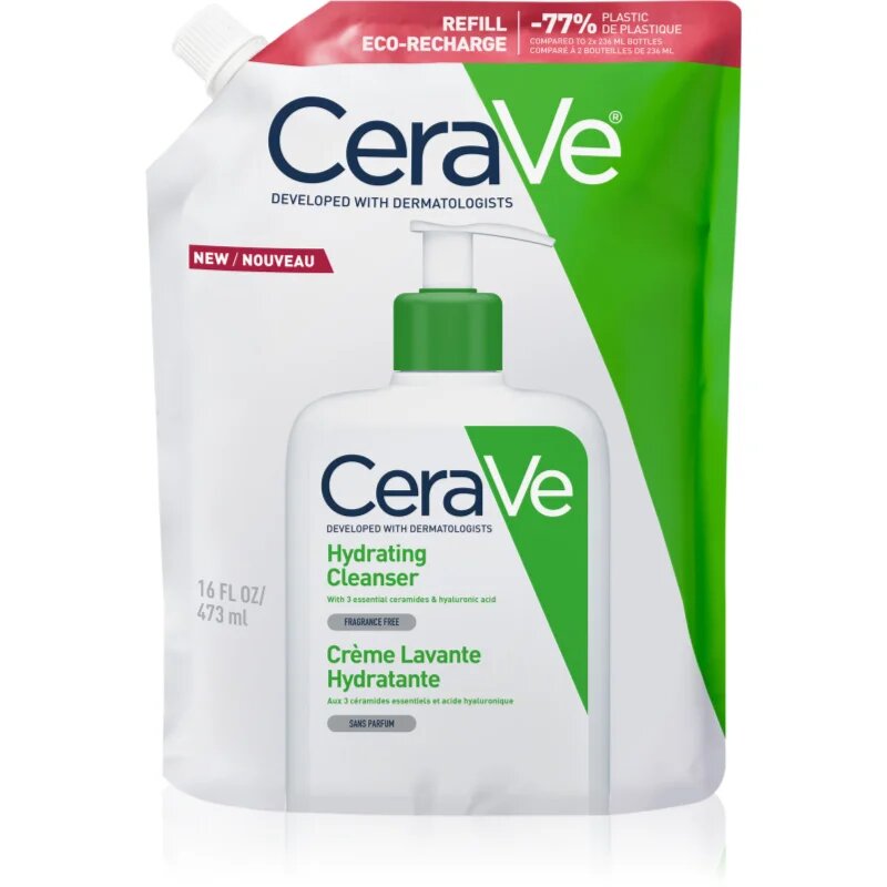 CeraVe Cleansers Hydrating Cleanser почистваща емулсия с хидратиращ ефект 473 мл.