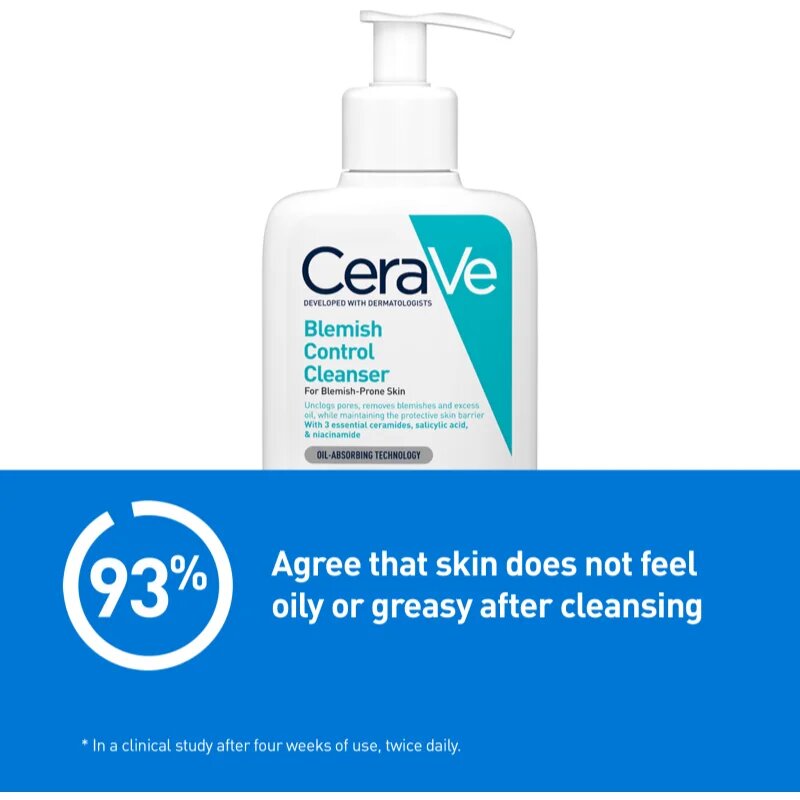 CeraVe Control Cleanser & Retinol Serum Duo цялостна грижа против несъвършенствата на акнозна кожа