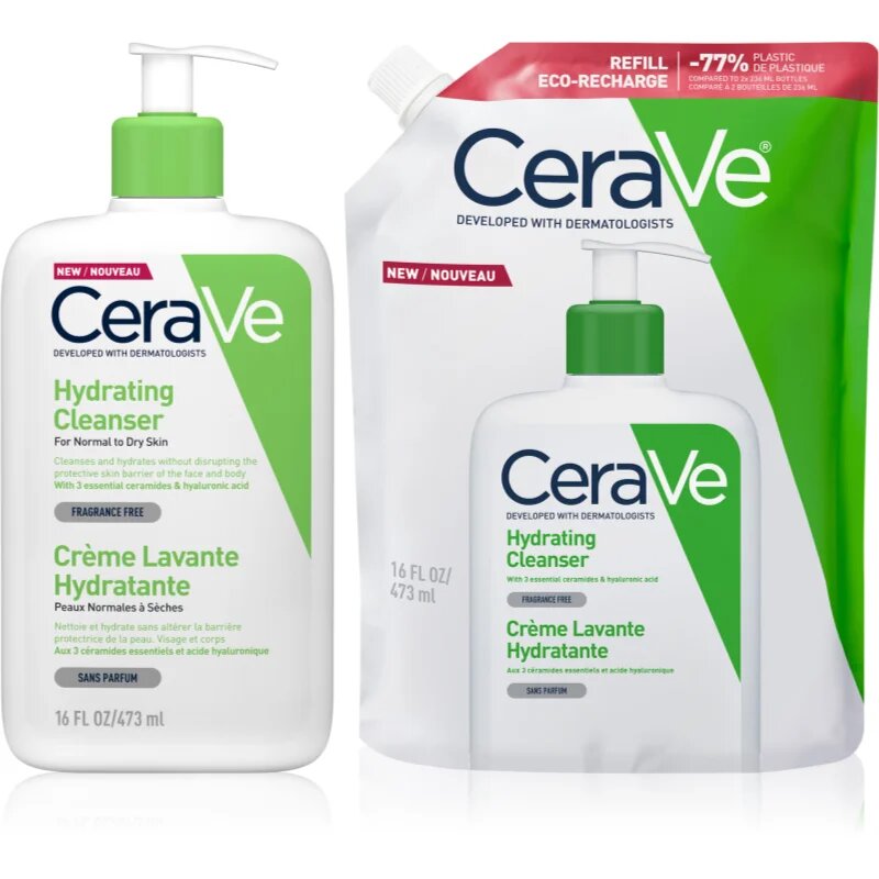 CeraVe Hydrating Cleanser комплект с хидратиращ ефект