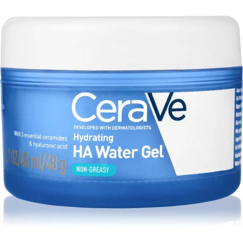 CeraVe Hydrating HA Water Gel хидратиращ гел крем с церамиди за всеки тип кожа на лицето 48 гр.